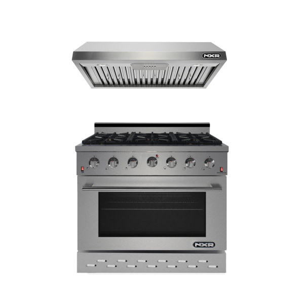 NXR Professional Ranges 36" 5.5 Cubic Feet Gas Freestanding Convection
